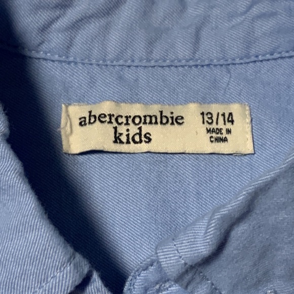 Abercrombie Kids Khaki Chinos & Button-Up Shirt, EUC, Size 13/14 Slim Pants - Picture 3 of 16